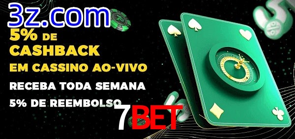 Promoções do cassino ao Vivo 7BET